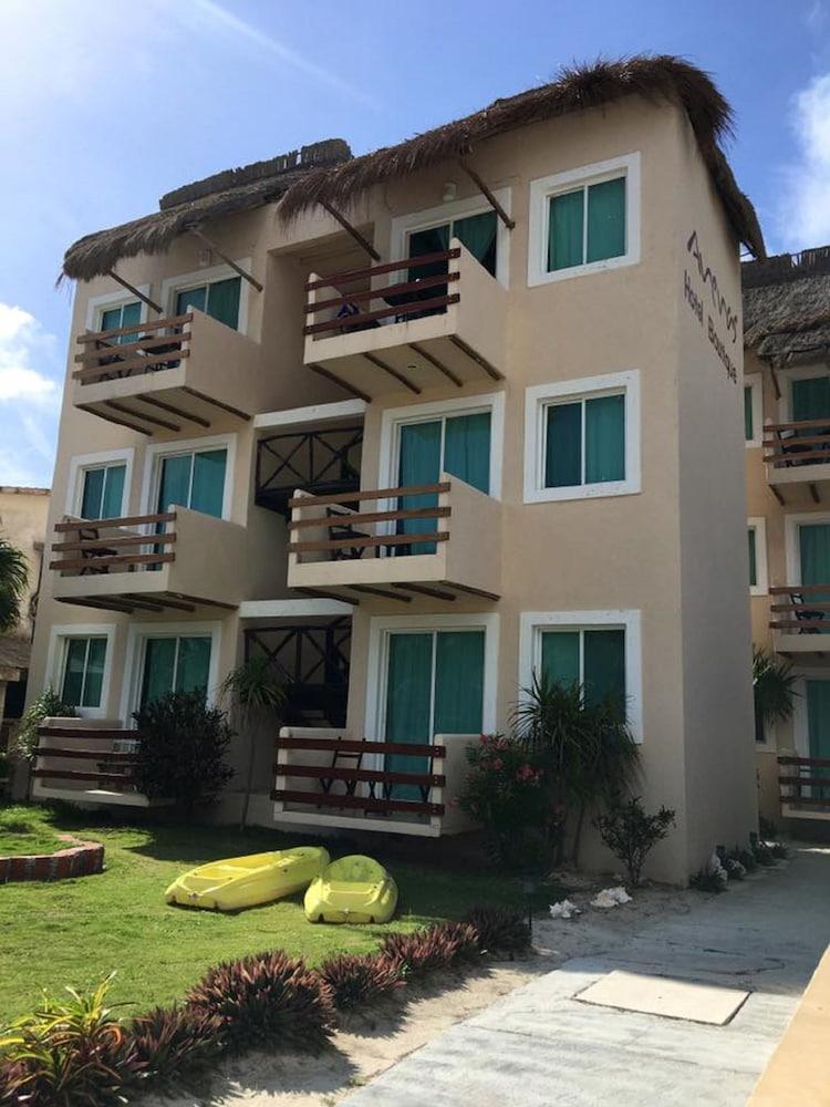 Hotel Arenas Mahahual Bagian luar foto